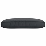 vidaXL Coussin pour assise de palette Noir 120 x 80 x 12 cm