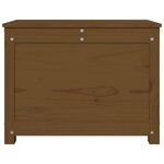 vidaXL Boîte de rangement Marron miel 60x32x45 5 cm Bois massif de pin