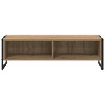 vidaXL Meuble TV Chêne artisan 100 x 36 5 x 30 5 cm Bois d'ingénierie