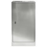 vidaXL boîte aux lettres Noir 30 x 23 x 55 cm Acier galvanisé