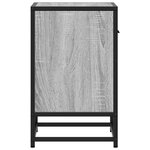 vidaXL Table de chevet sonoma gris 40x31x50 cm bois d'ingénierie