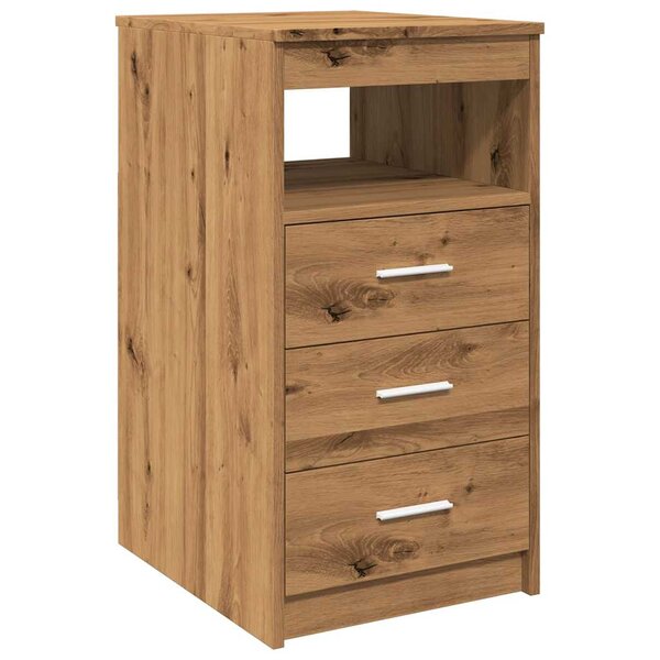 vidaXL Commode chêne artisanal 40x50x76 cm bois d'ingénierie