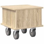 vidaXL Meuble TV Chêne Sonoma 37 x 35 x 35 cm Bois d'ingénierie
