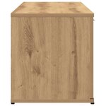 vidaXL Meuble TV chêne artisanal 120x34x37 cm bois d'ingénierie
