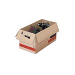 Pack and Move - Lot 30 Cartons Déménagement Premium - 60 X 30 X 30 - Extrême Résistance 25KG - Réutilisable - Poignées Renforcées - 2 Adhésifs Offerts