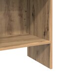 vidaXL Bibliothèque chêne artisanal 40 x 35 x 180 cm Bois d'ingénierie