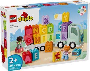 LEGO 10421 - Le Camion de l'Alphabet : Apprenez en Jouant avec des Blocs Colorés