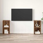vidaXL Ensemble meuble TV 2 Pièces Bois ancien 72 x 35 x 36.5 cm