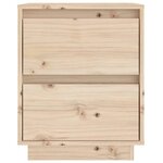 vidaXL Table de chevet 40x35x50 cm Bois de pin solide