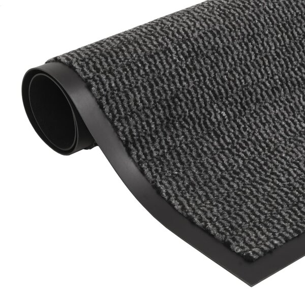 vidaXL Paillasson rectangulaire 80 x 120 cm Anthracite