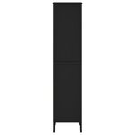 vidaXL Bibliothèque noir 50x31x137 5 cm bois d'ingénierie