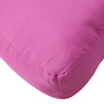 vidaXL Coussin de palette Rose 80x80x12 cm tissu