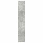 vidaXL Armoire de salle de bain Gris béton Bois d'ingénierie