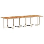 vidaXL Ensemble à manger de jardin et coussins 13 Pièces beige