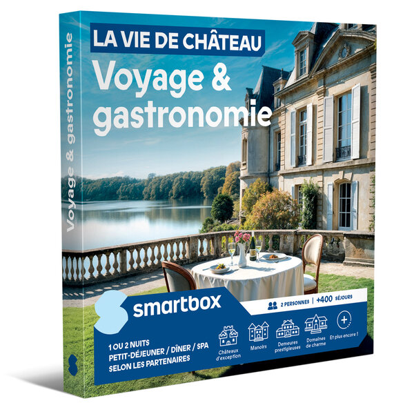 SMARTBOX - Coffret Cadeau La vie de château - Voyage & gastronomie -  Séjour