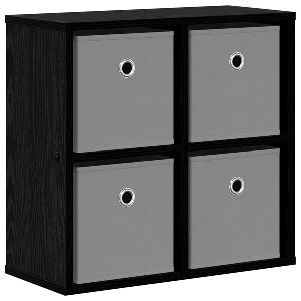 vidaXL Buffet Chêne noir 49 5 x 22 x 47 cm