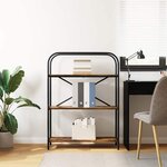 vidaXL Étagère Chêne fumé 80 x 30 x 109 cm Bois d'ingénierie
