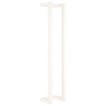 vidaXL Porte-serviette Blanc 23x18x110 cm Bois de pin massif