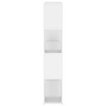 vidaXL Bibliothèque/Séparateur de pièce Blanc 100x24x124 cm