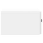 vidaXL Cabinet de chevet 2 Pièces Blanc brillant 49 x 34 5 x 20 cm