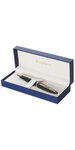 Waterman carène stylo bille  noir  recharge bleue pointe moyenne  coffret cadeau