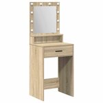 vidaXL Table de Toilette avec tiroir Chêne Sonoma 50 x 41 x 135 cm
