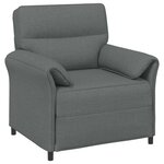 vidaXL Canapé 100  polyester  cadre en métal  MDF  Contreplaqué