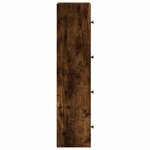 vidaXL Bibliothèque chêne fumé 40x24x102 cm bois d'ingénierie