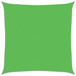 vidaXL Voile d'ombrage 160 g/m² Vert clair 4 5x4 5 m PEHD