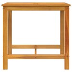 vidaXL Ensemble de balcon avec coussins 3 Pièces bois massif d'acacia