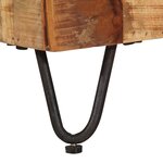 vidaXL Meuble TV 110x30x40 cm Bois massif de manguier