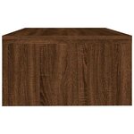 vidaXL Support de moniteur Chêne marron 42x24x13 cm Bois d'ingénierie