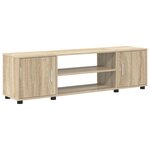 vidaXL Ensemble meuble TV 4 Pièces Chêne Sonoma Bois d'ingénierie