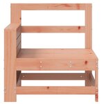 vidaXL Canapé de jardin accoudoir avec table d'appoint massif douglas