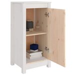 vidaXL Buffet blanc 39x35x80 cm bois massif de pin
