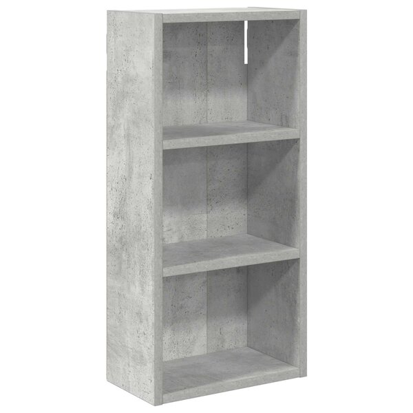 vidaXL Armoire murale de salle de bain Gris Béton 30 x 16 x 62 5 cm