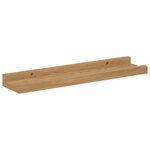 vidaXL Étagère Murale 4 Pièces Marron 40 x 9 x 3 cm Bois d'ingénierie