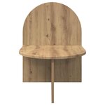 vidaXL Table de chevet 2 Pièces Chêne artisanal 48 x 49 x 65 cm