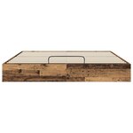 vidaXL Cadre de lit ottoman Bois ancien 160 x 200 cm Bois d'ingénierie