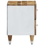vidaXL Table de chevet 40x33 5x46 cm bois de manguier solide