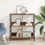 vidaXL Étagère Bois ancien 78.5 x 33 x 82 cm Bois d'ingénierie