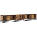 vidaXL Unites TV 2 Pièces Bois Ancien 240 x 35 x 41 cm Bois d'ingénierie