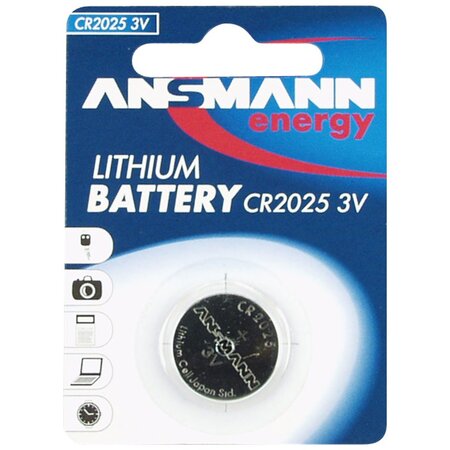 Ansmann pile bouton 3V Lithium CR2025 (5020142)