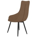 vidaXL Chaise de canapé marron Tissu