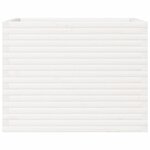 vidaXL Jardinière blanc 90x60x68 5 cm bois de pin massif