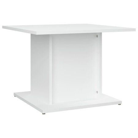 vidaXL Table basse Blanc 55 5x55 5x40 cm Aggloméré