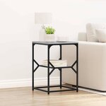 vidaXL Table d'appoint Sonoma gris 41 x 40 x 60 cm