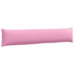 vidaXL Coussins de canapé 2 Pièces Rose 200 x 40 cm tissu