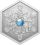 Pièce de monnaie en Argent 20 Dollars g 32.41 Millésime 2024 SNOWFLAKE