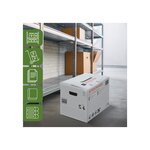 Pack and Move - Lot 20 cartons stockage - 55 x 30 x 30 cm - Poignées renforcées - 1 marqueur offert